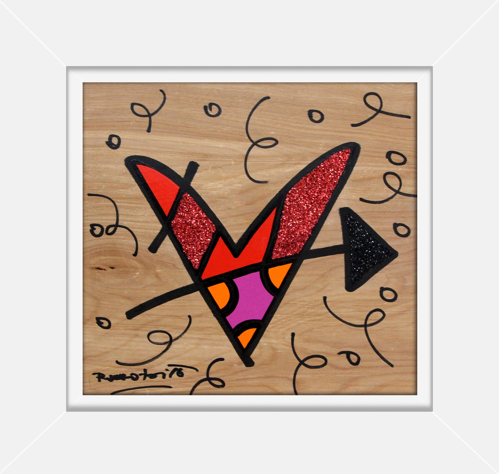 lovestruck original drawing colorful decorative collectible gift idea