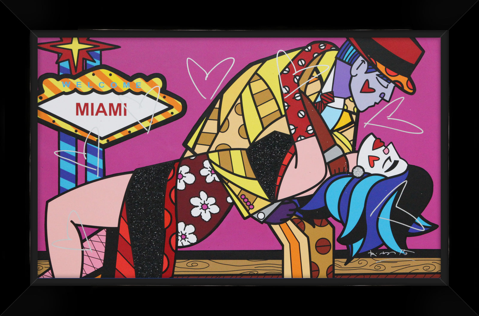 MIAMI PARTY IX - Mixed Media Original