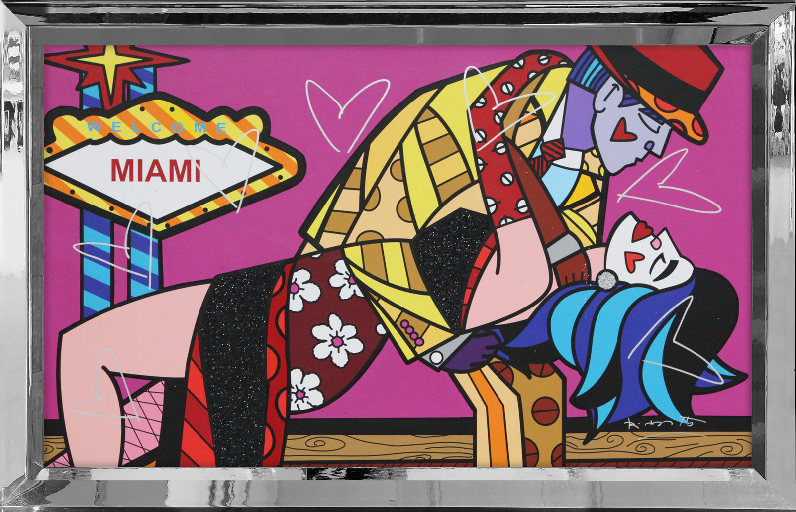 MIAMI PARTY IX - Mixed Media Original