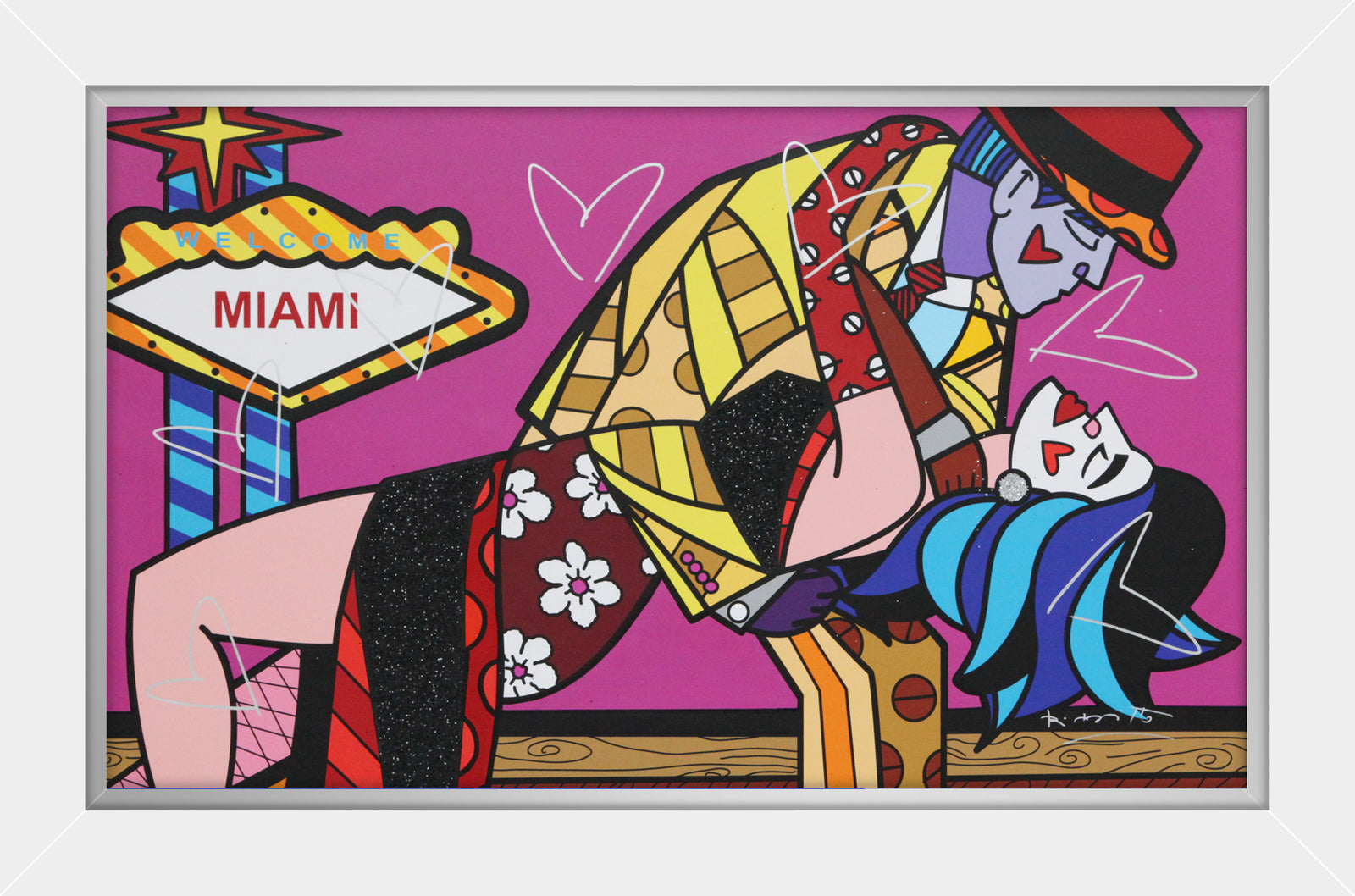 MIAMI PARTY IX - Mixed Media Original