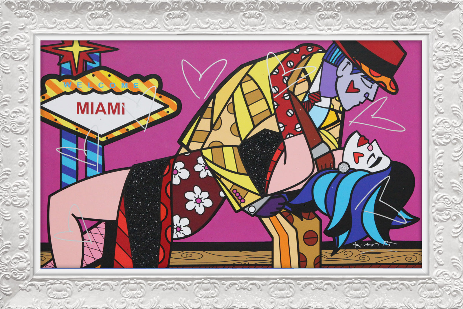 MIAMI PARTY IX - Mixed Media Original