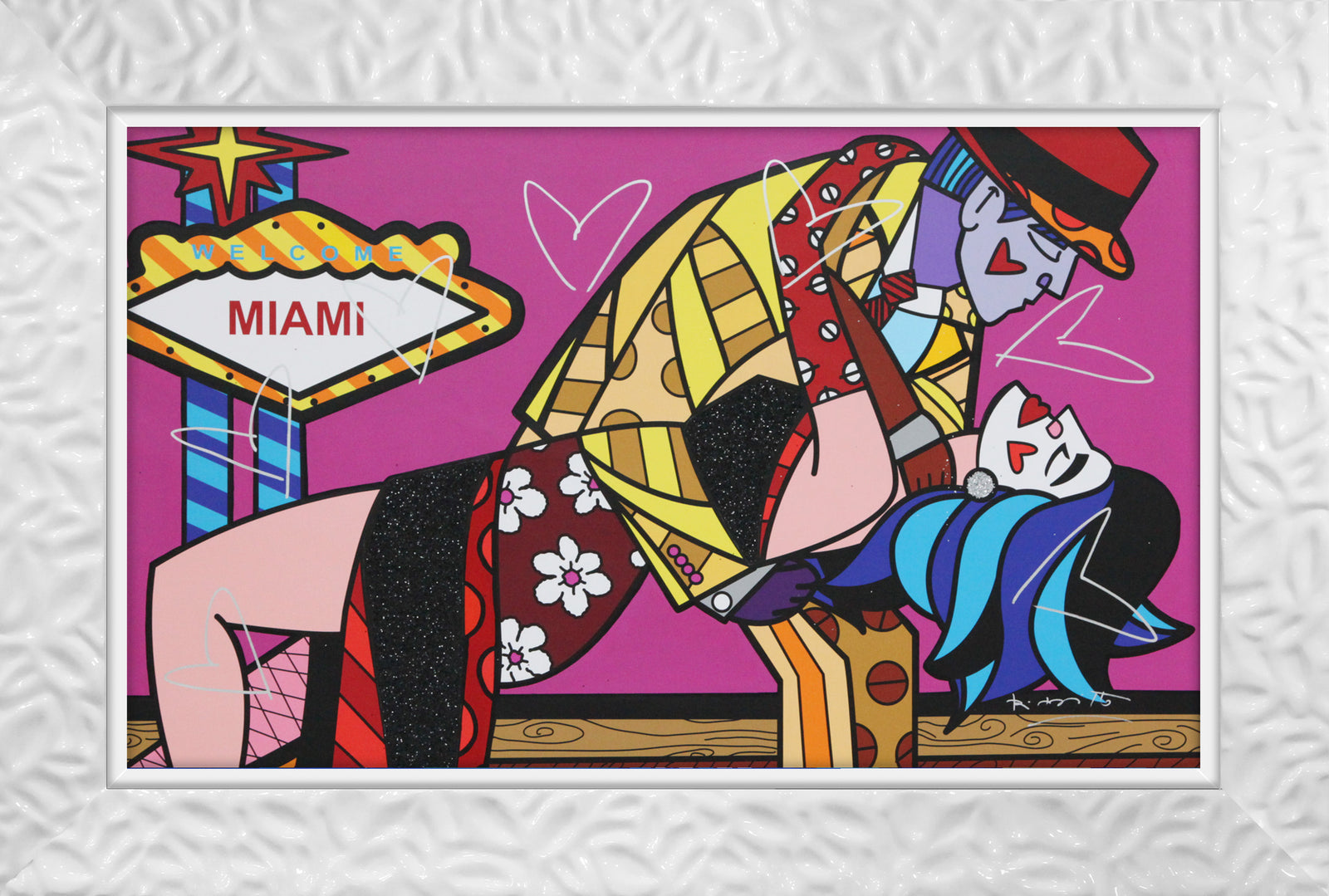MIAMI PARTY IX - Mixed Media Original