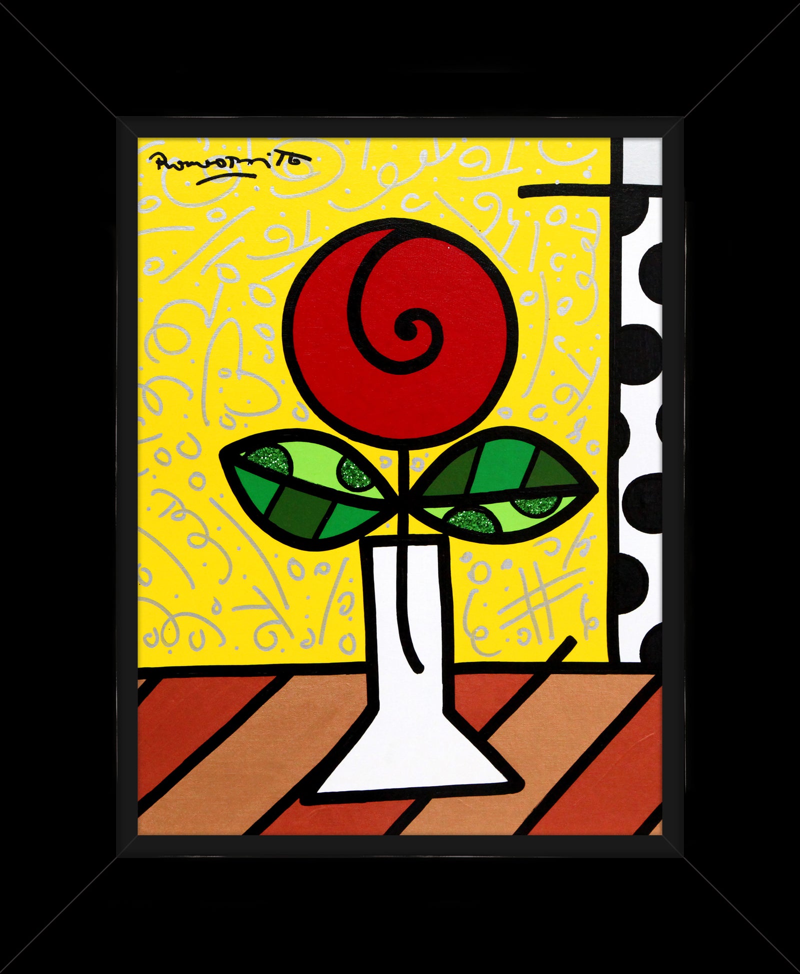 Red Flower - Original Painting