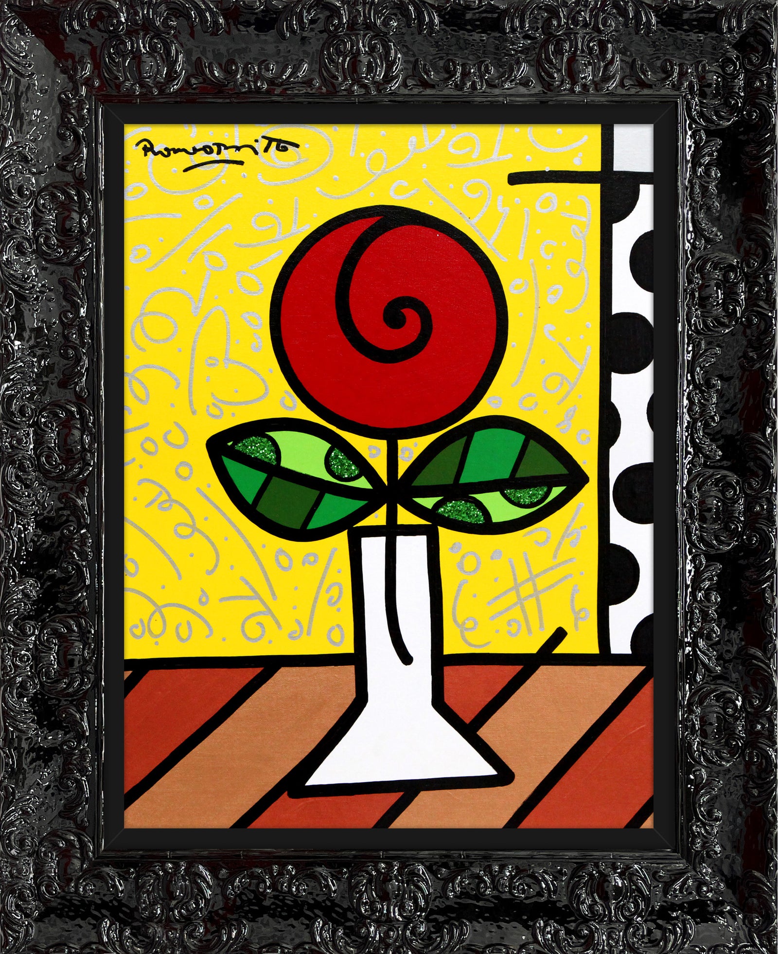 Red Flower - Original Painting