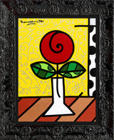 RED FLOWER - Original Painting