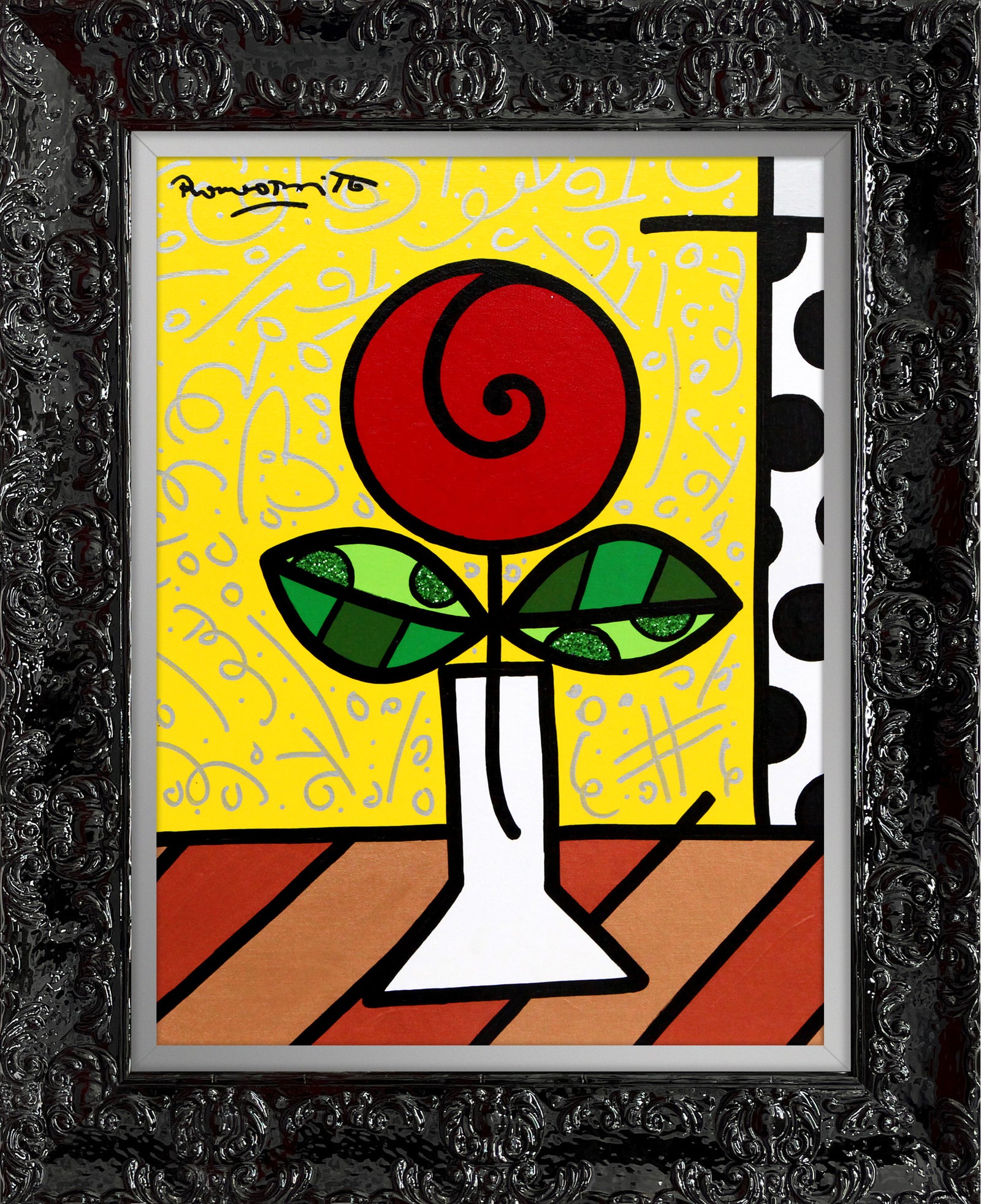 Red Flower - Original Painting