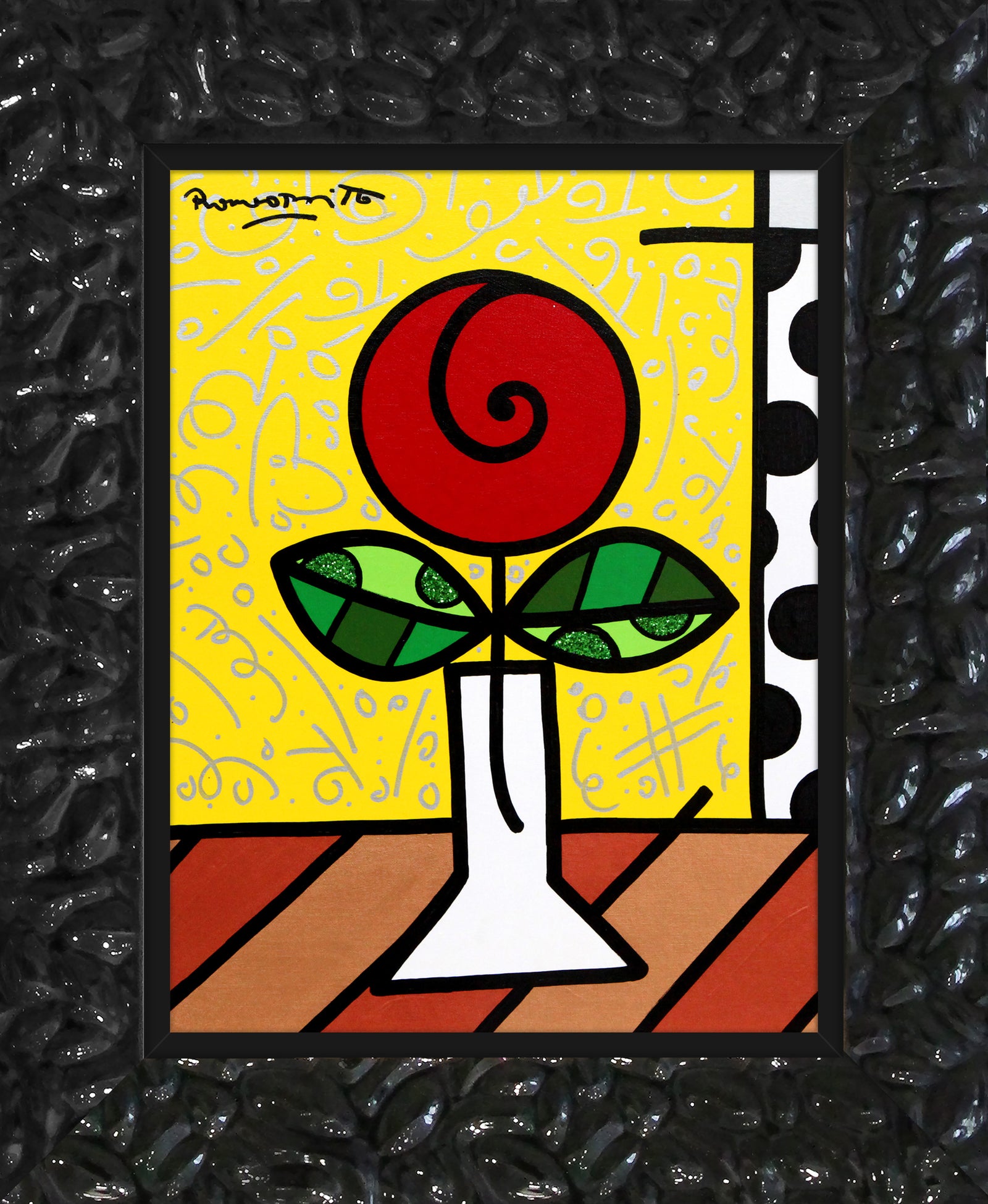 Red Flower - Original Painting