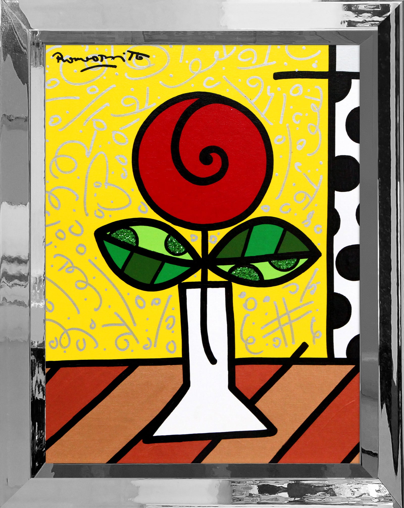 Red Flower - Original Painting