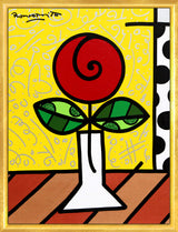 RED FLOWER - Original Painting