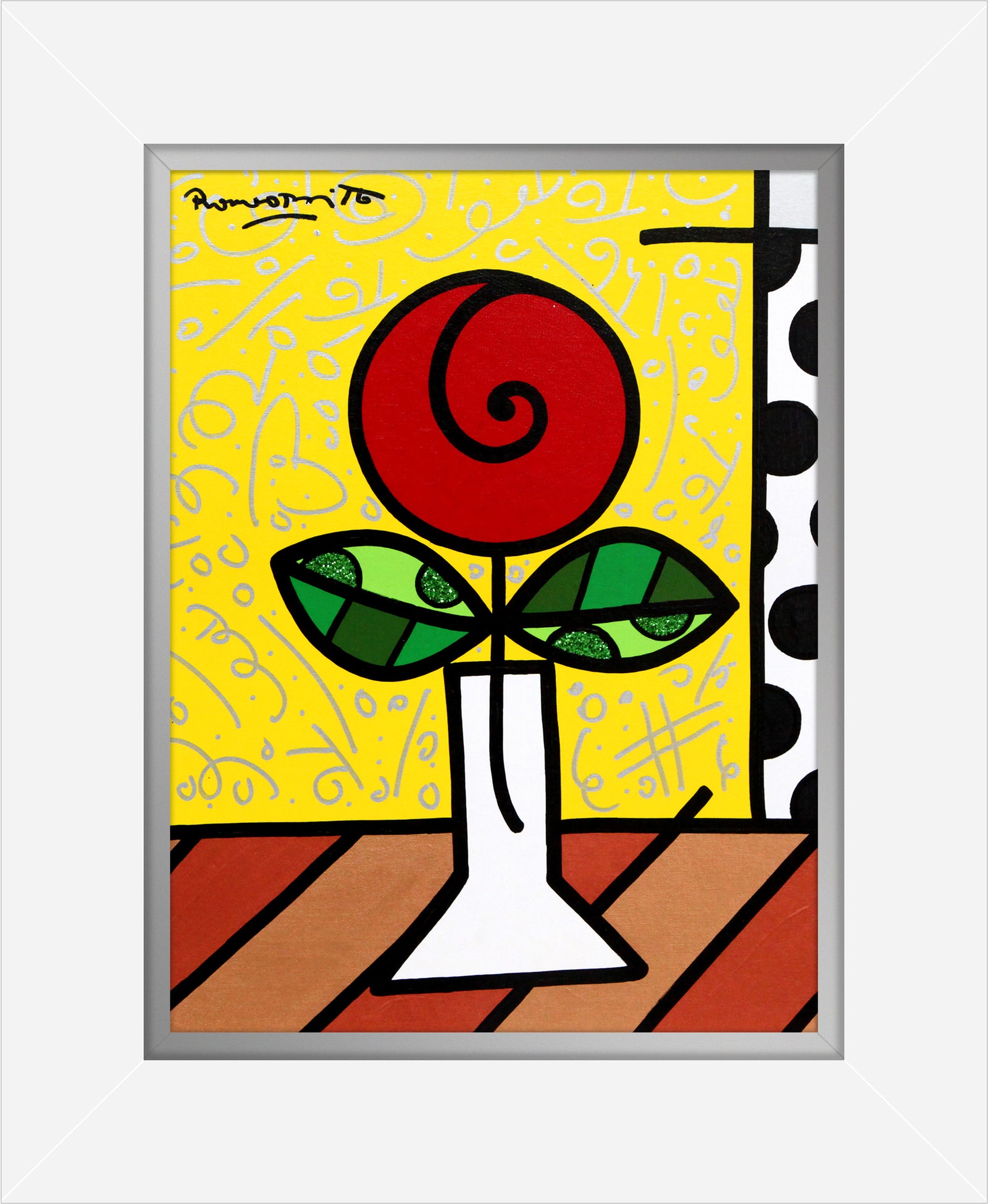 Red Flower - Original Painting