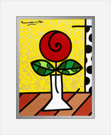 RED FLOWER - Original Painting