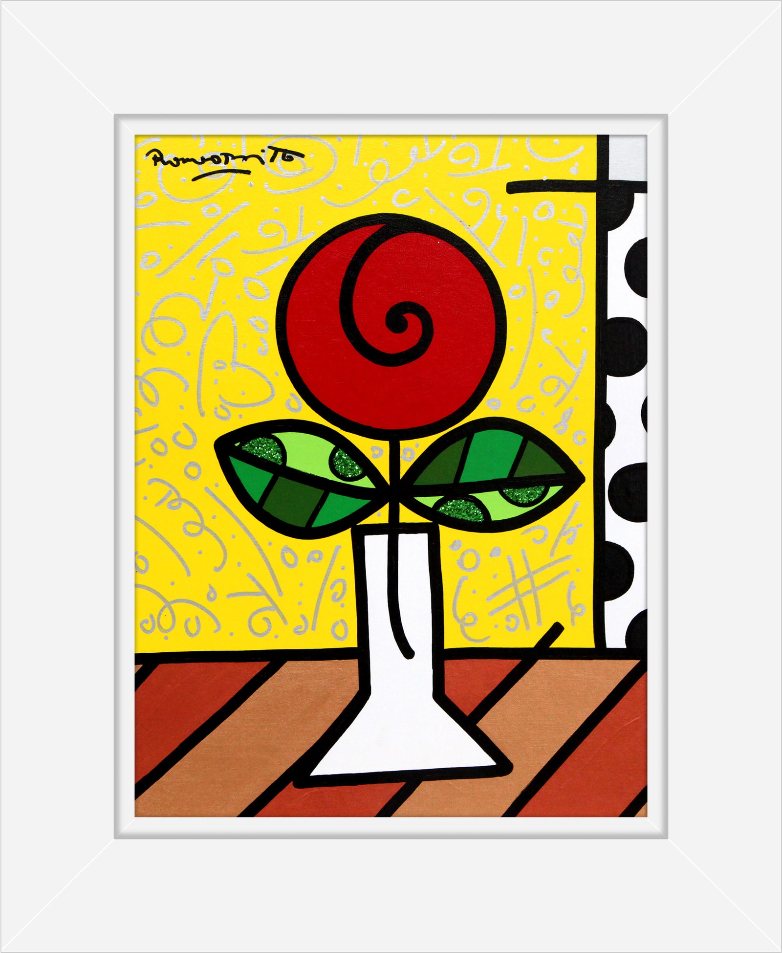 Red Flower - Original Painting