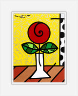 RED FLOWER - Original Painting