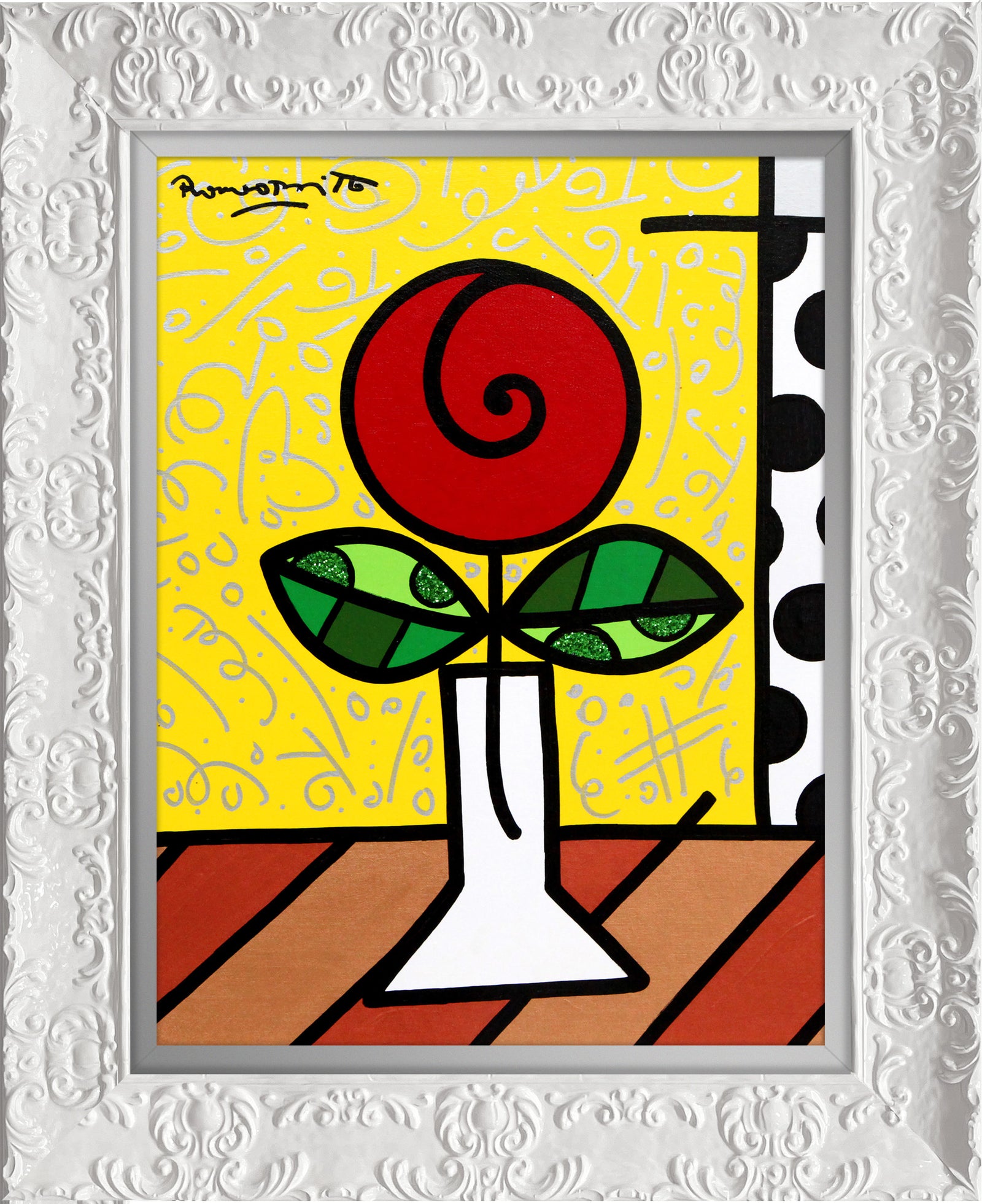 Red Flower - Original Painting