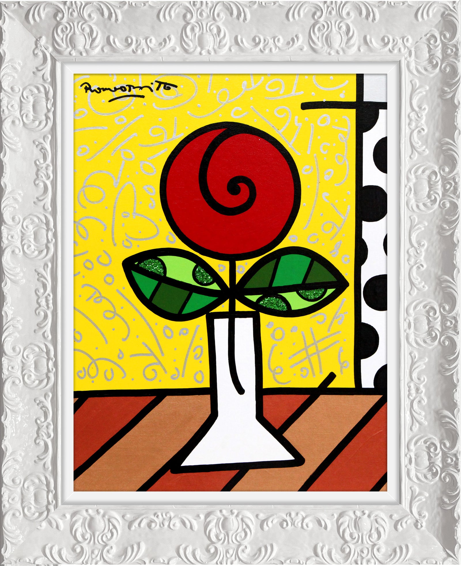 Red Flower - Original Painting