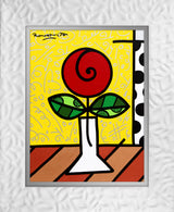 RED FLOWER - Original Painting