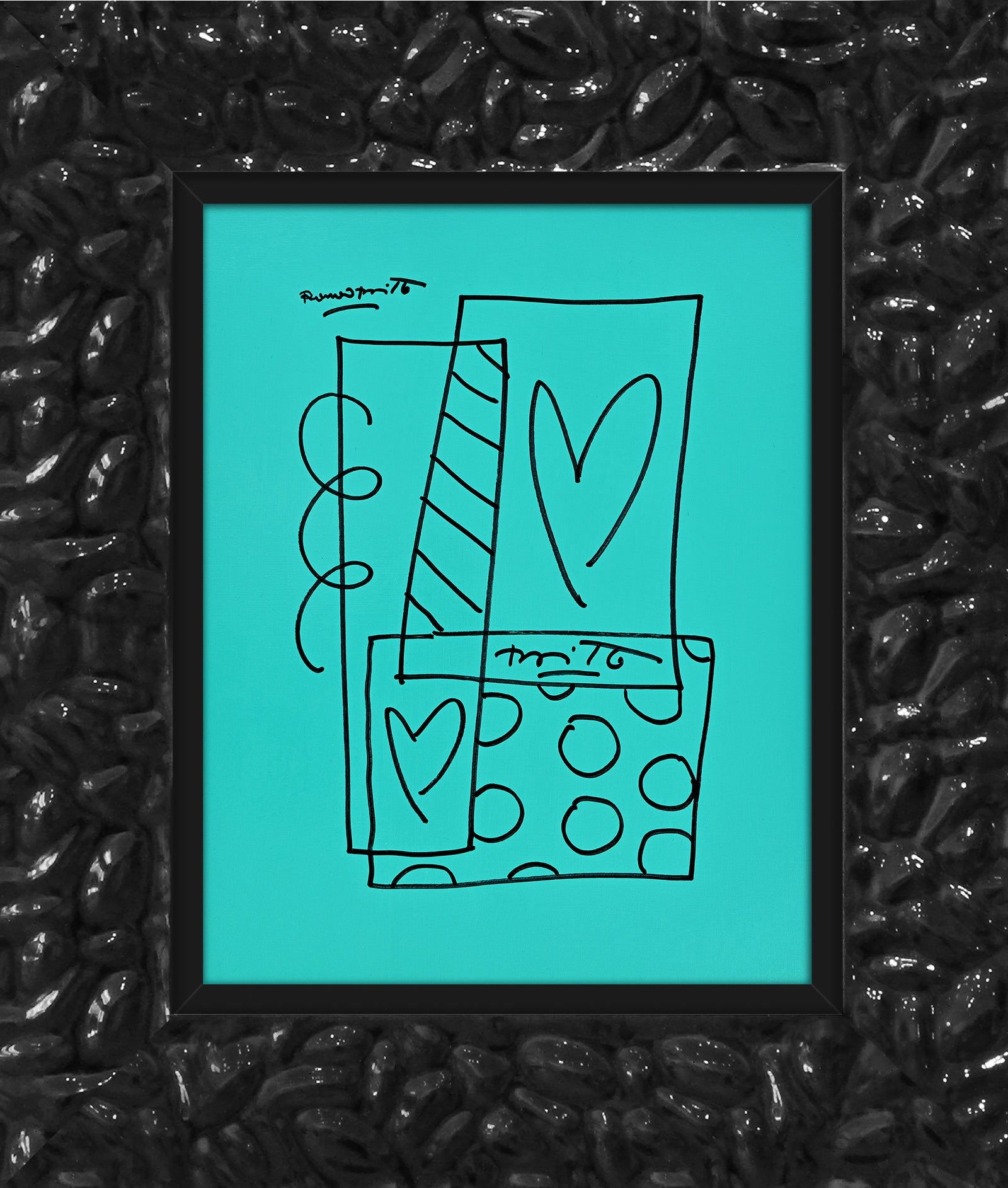 Britto Abstract - Original Drawing