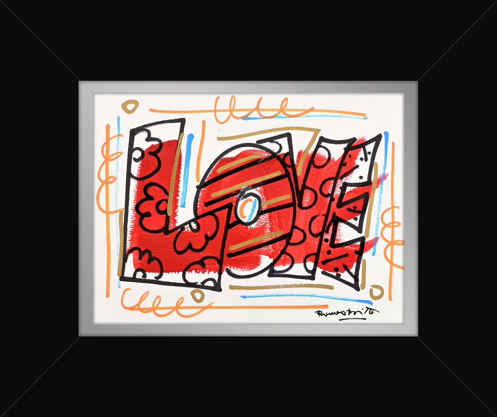love original drawing colorful decorative collectible gift idea
