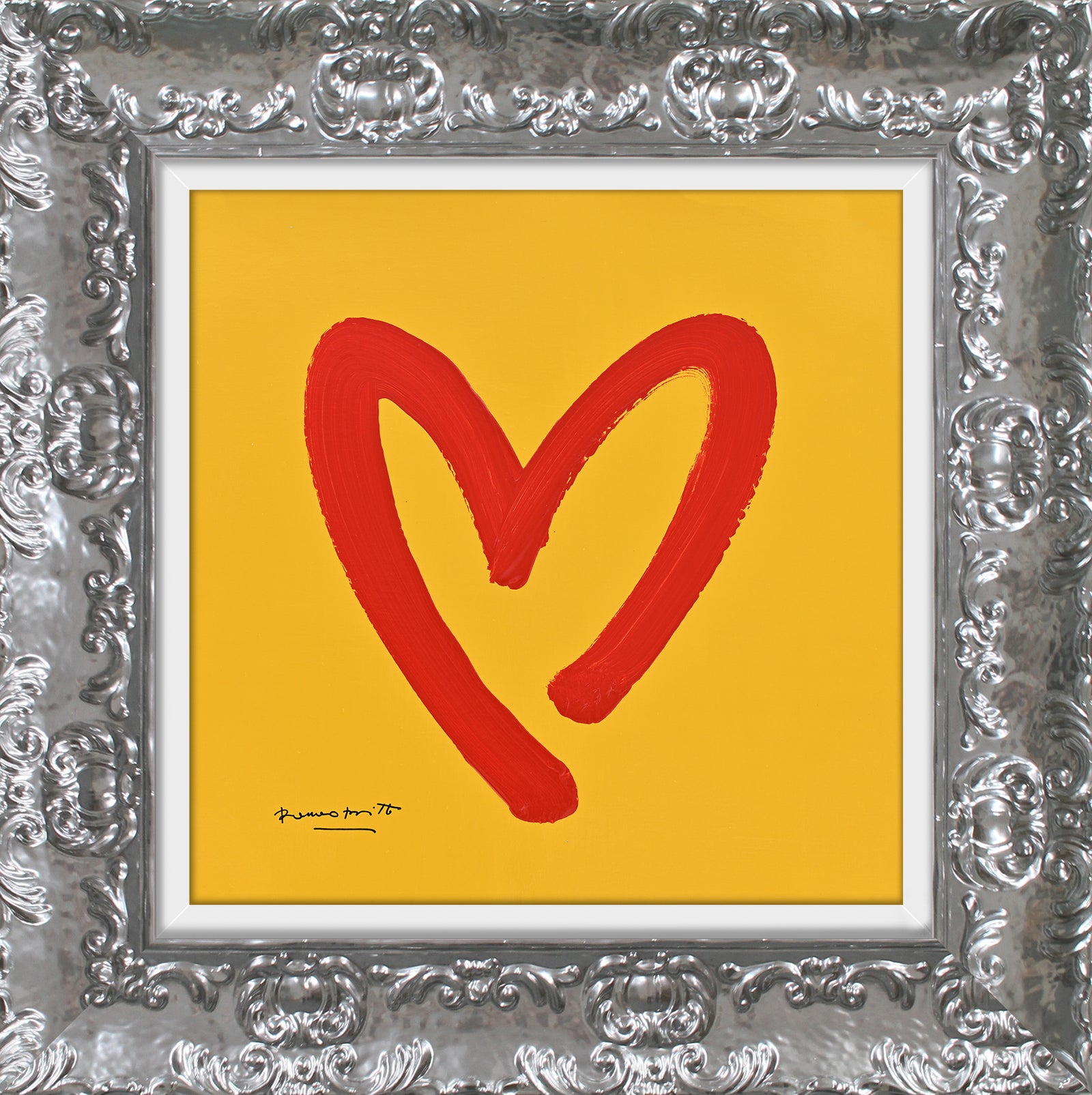 heartbeat original drawing colorful decorative collectible gift idea