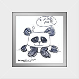 PANDA BEAR -  Original Drawing