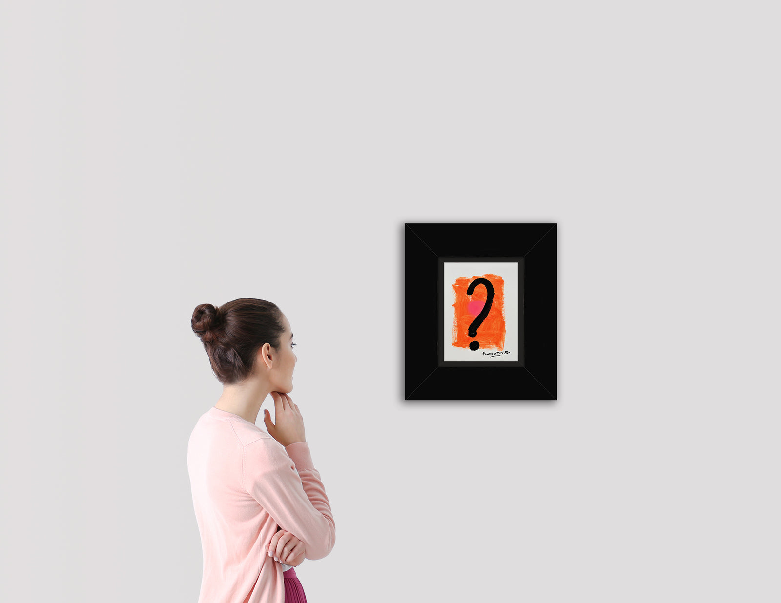 modern pop art two color collection original drawing vibrant home decor