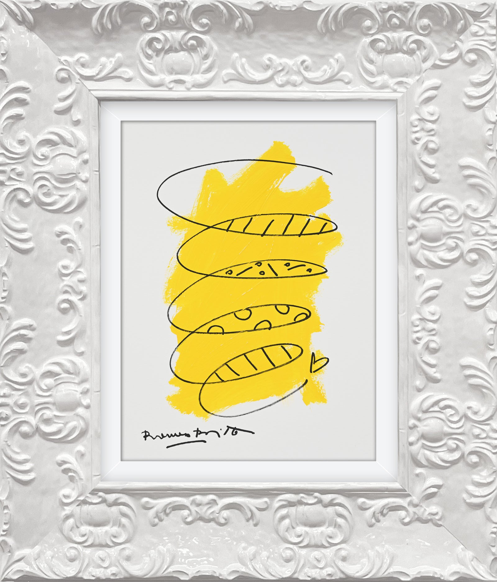 two color collection original drawing colorful decorative collectible gift idea