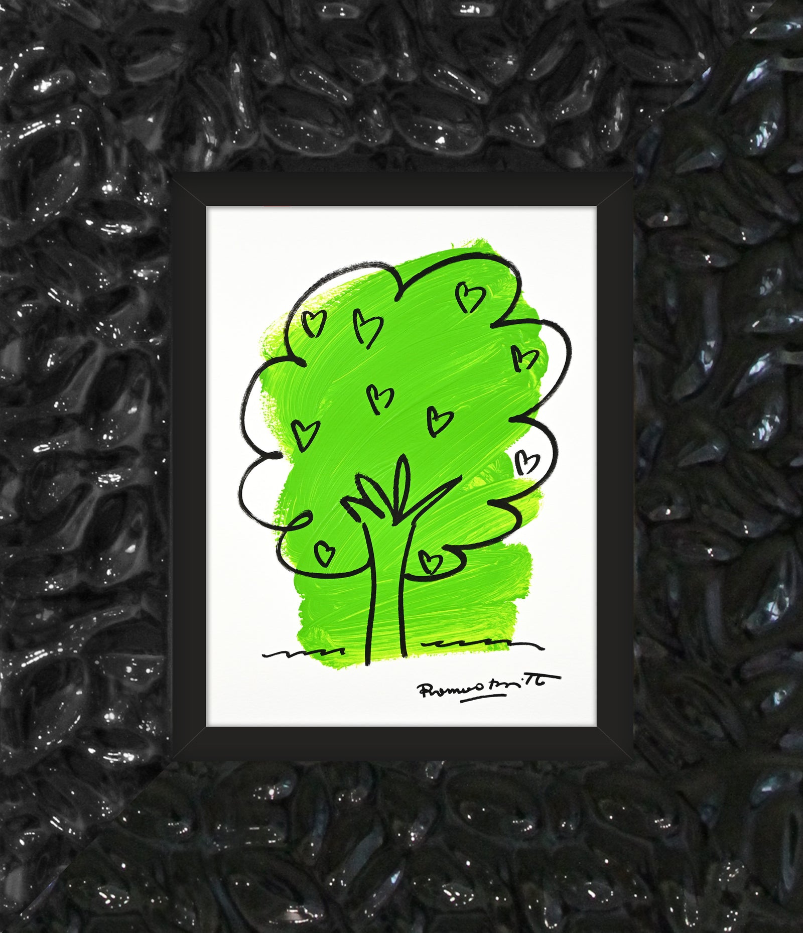 two color collection original drawing artistic colorful design collectible