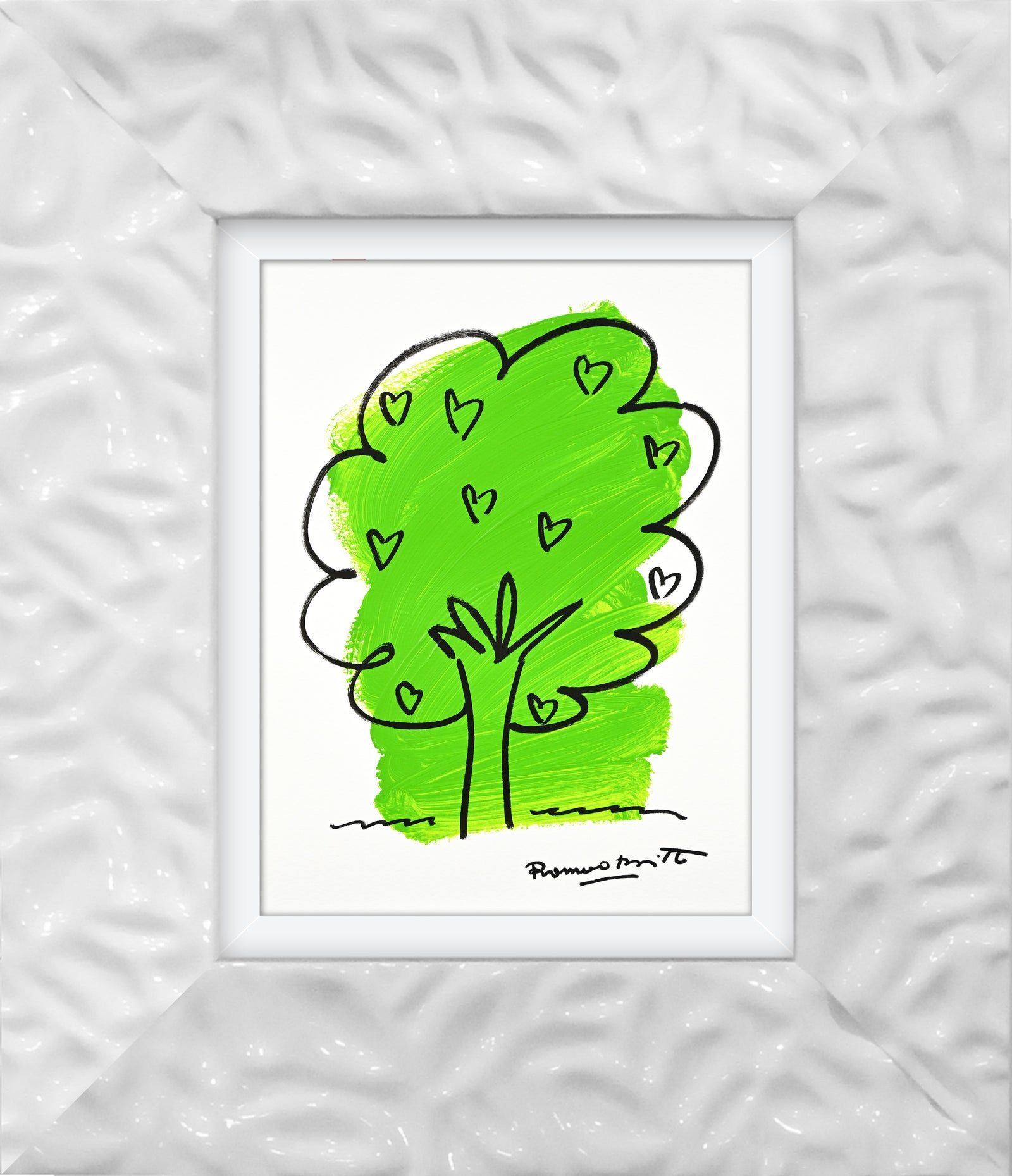 modern pop art two color collection original drawing vibrant home decor