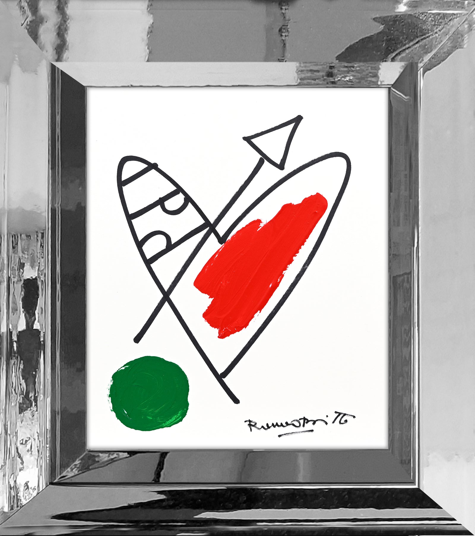 italia collection original drawing colorful decorative collectible gift idea