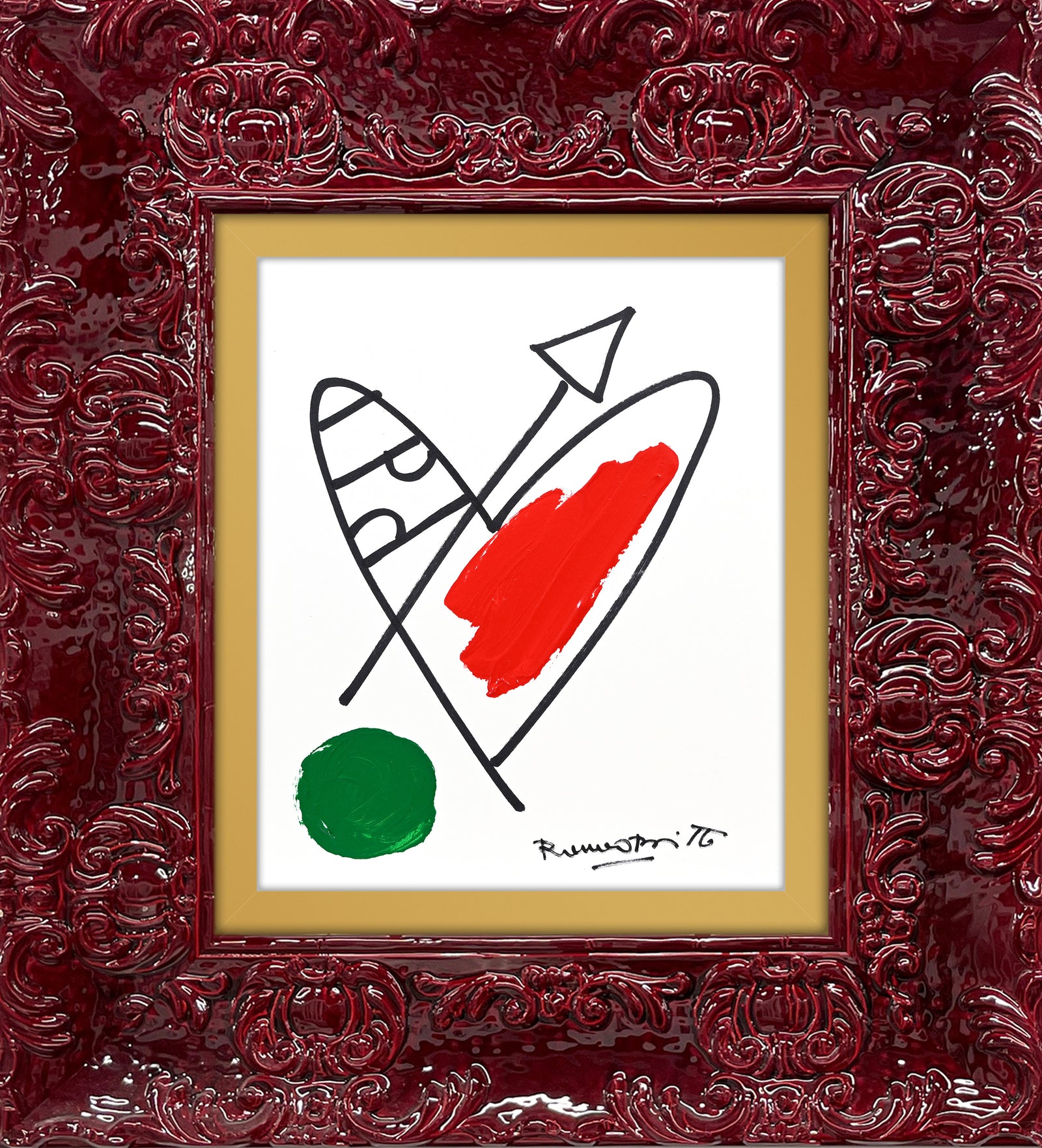 modern pop art italia collection original drawing vibrant home decor