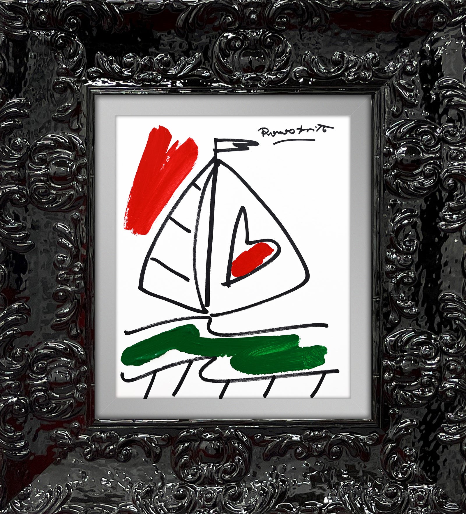 modern pop art italia collection original drawing vibrant home decor