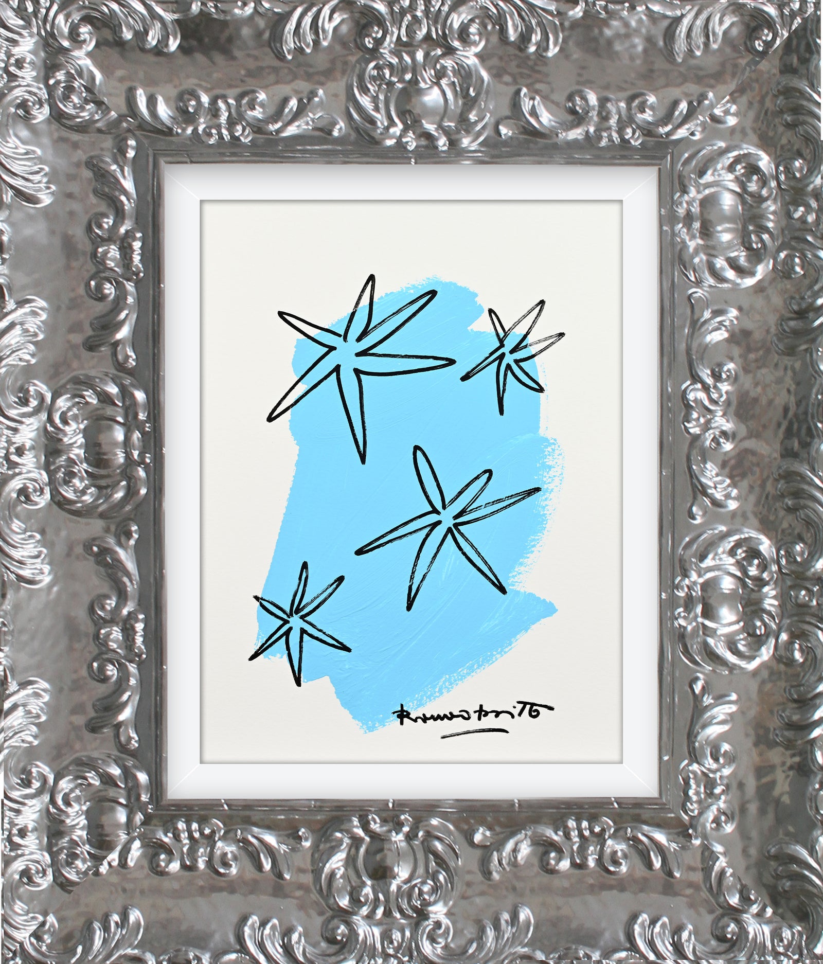 two color collection original drawing colorful decorative collectible gift idea