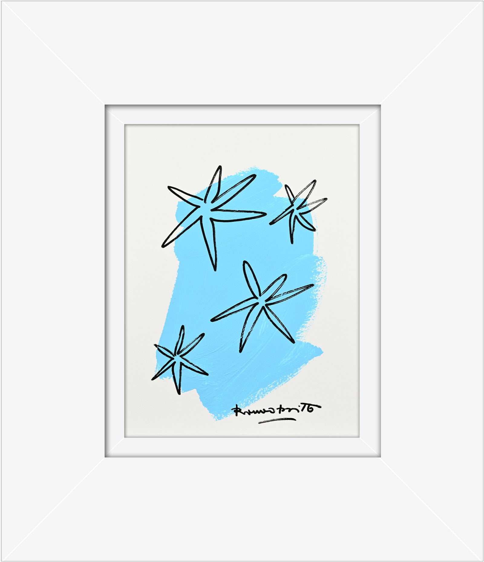 two color collection original drawing artistic colorful design collectible