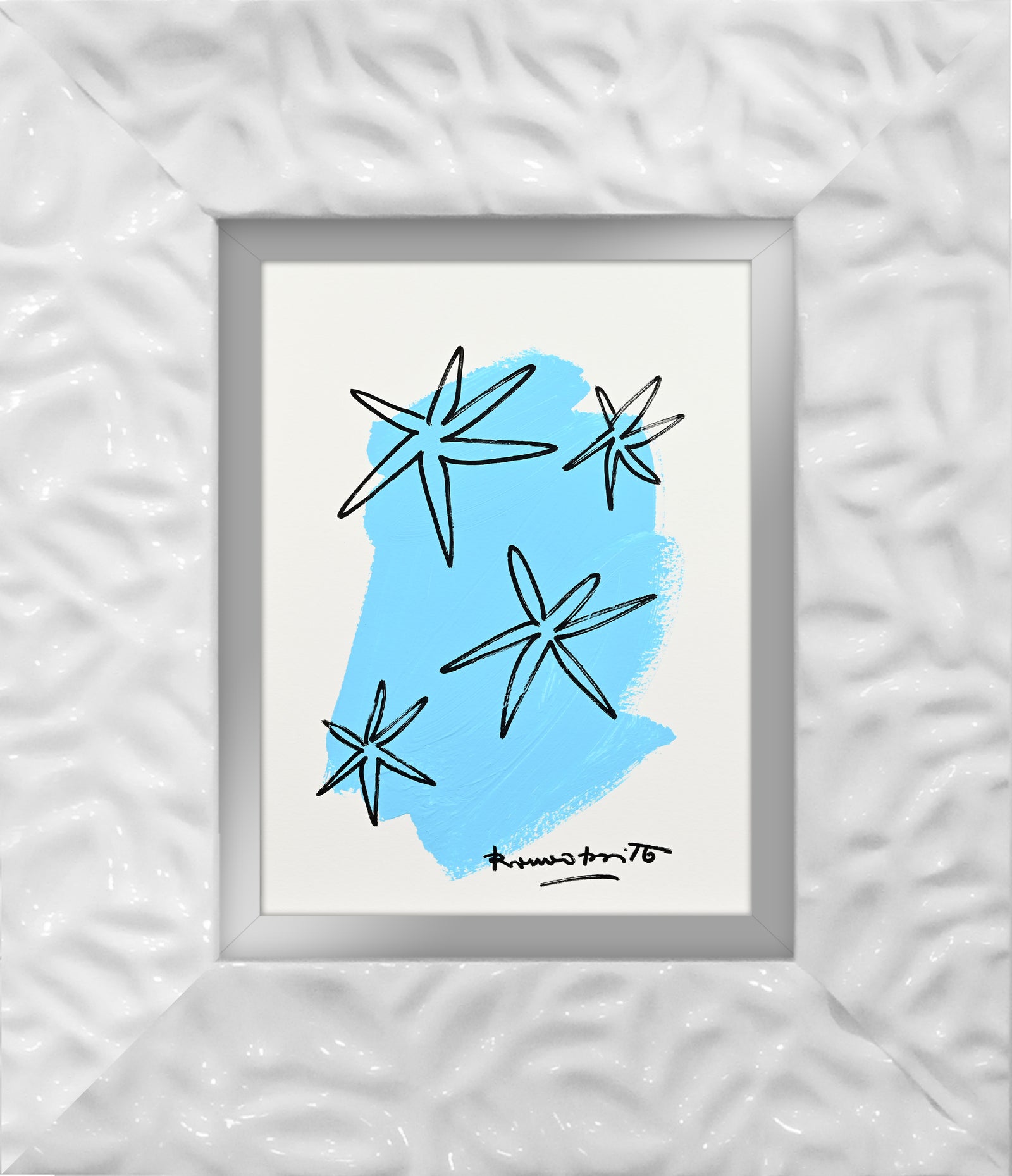 two color collection original drawing colorful decorative collectible gift idea