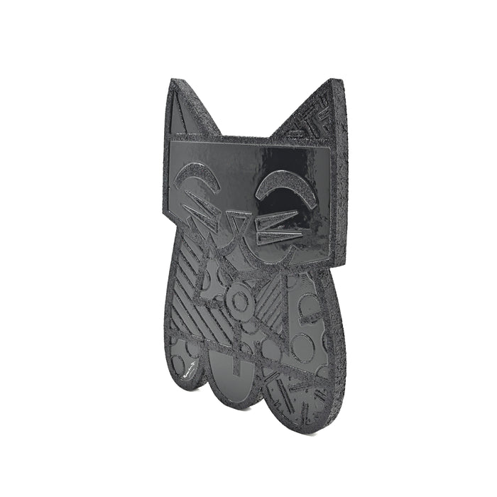 BLACK CAT - Mixed Media Original