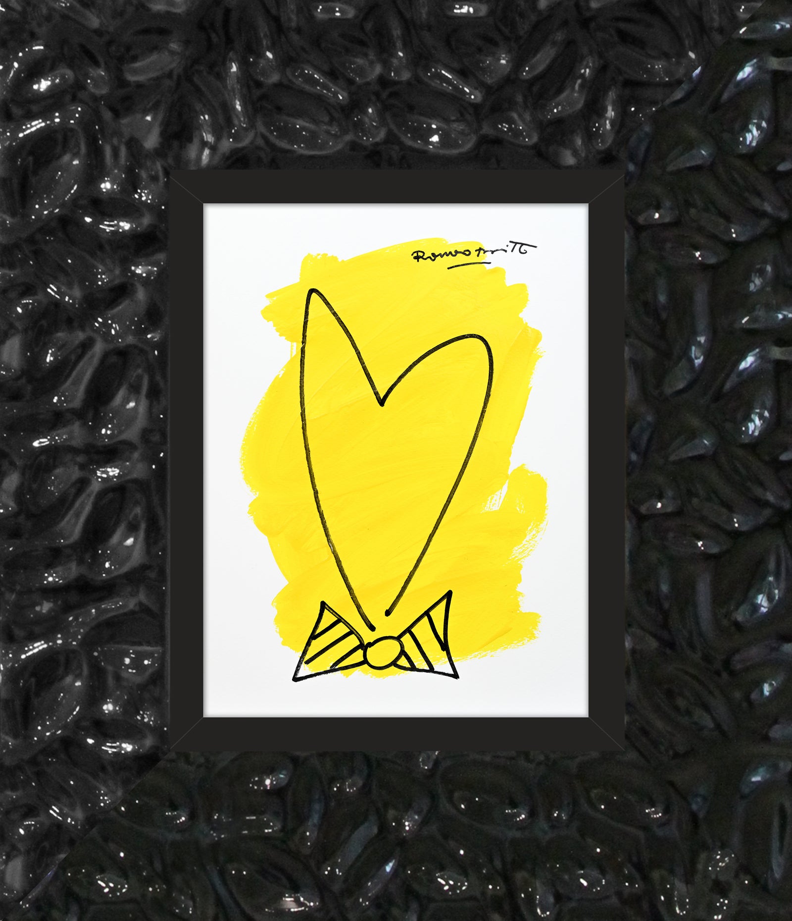 two color collection original drawing artistic colorful design collectible