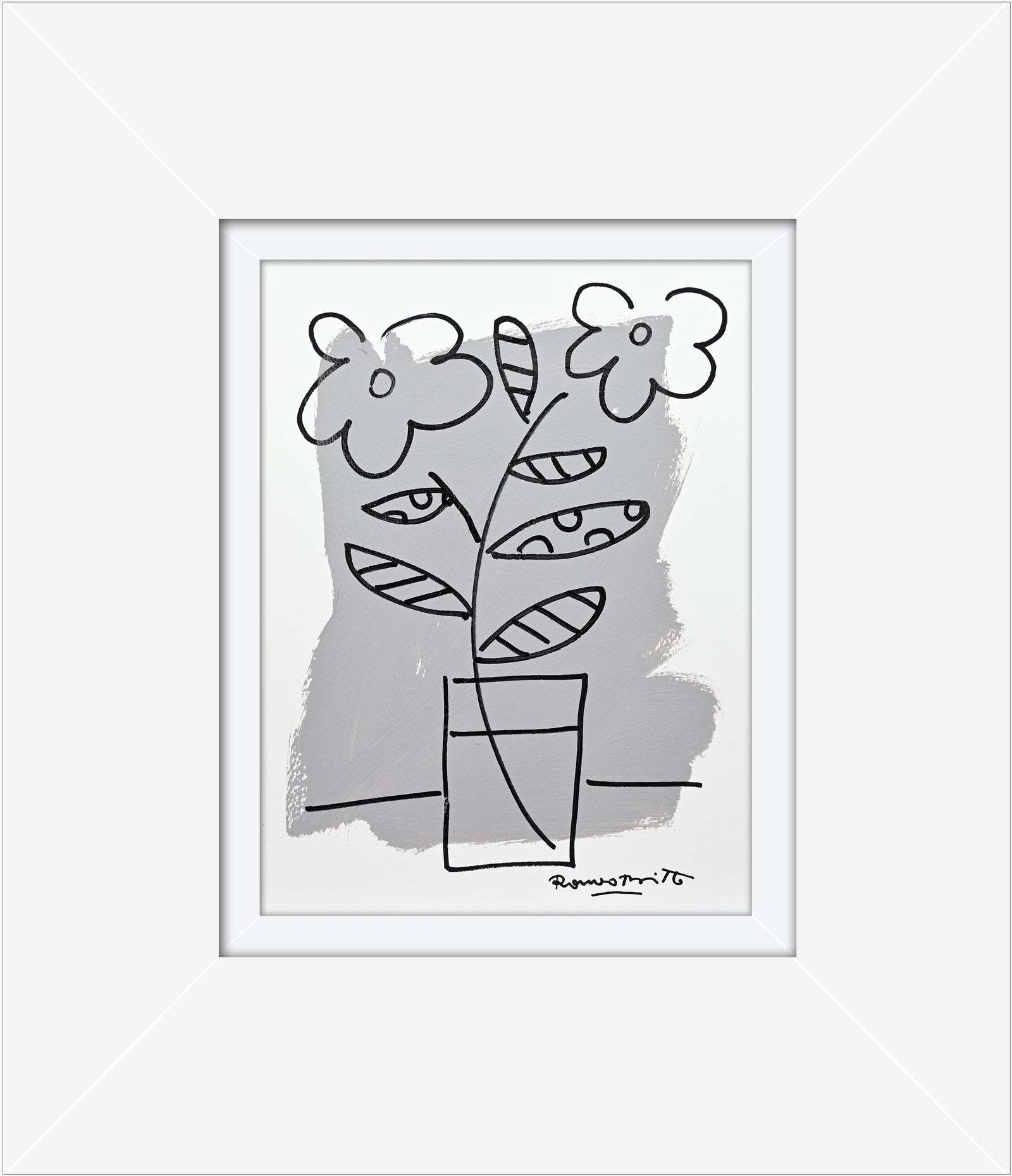 two color collection original drawing artistic colorful design collectible