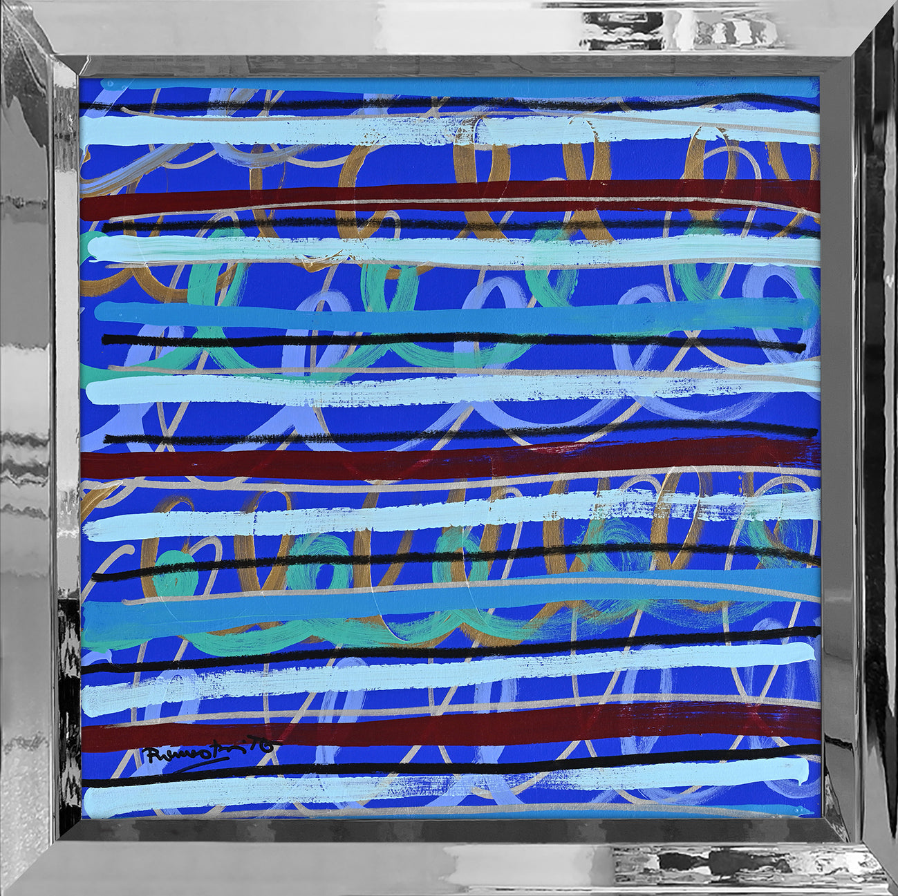 Border Lines - Original Painting