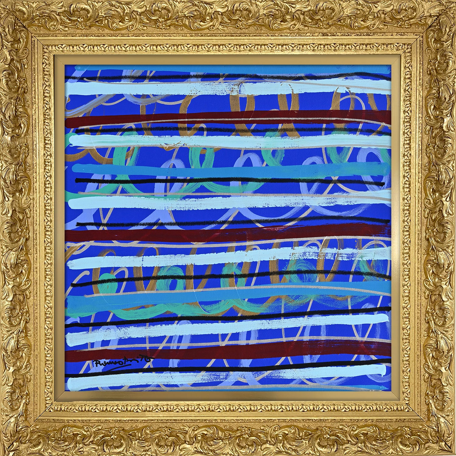 Border Lines - Original Painting