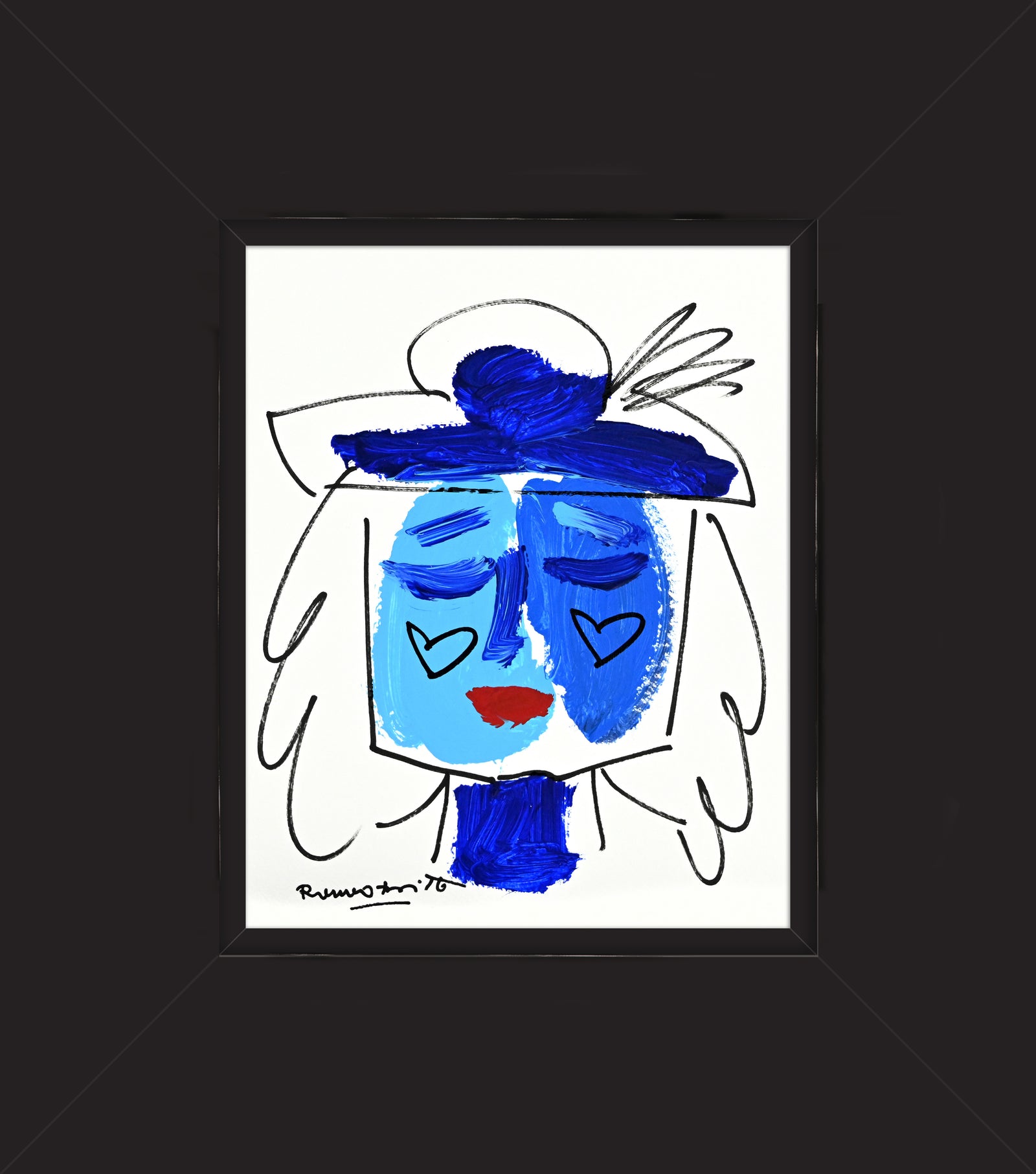 the sicily collection woman original artistic colorful design collectible