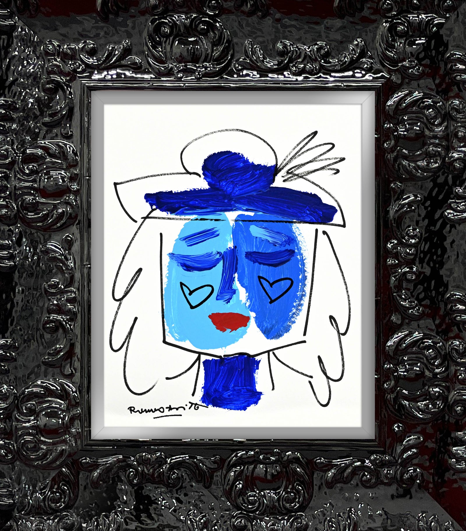 the sicily collection woman original colorful decorative collectible gift idea