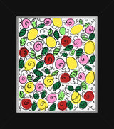 THE SICILY COLLECTION (FLOWERS & LEMONS) - Original Drawing