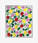 THE SICILY COLLECTION (FLOWERS & LEMONS) - Original Drawing