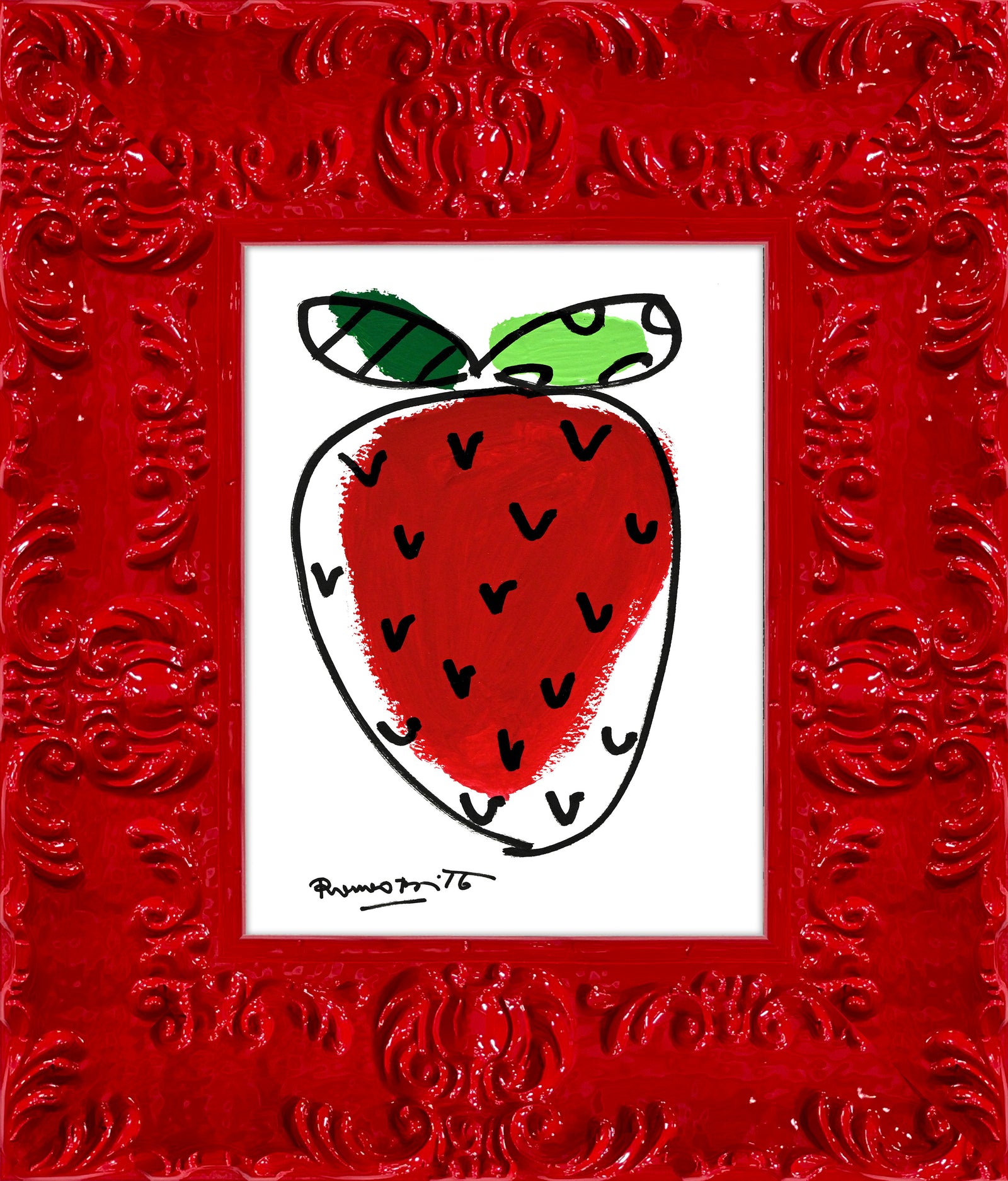 the sicily collection strawberry original colorful decorative collectible gift idea