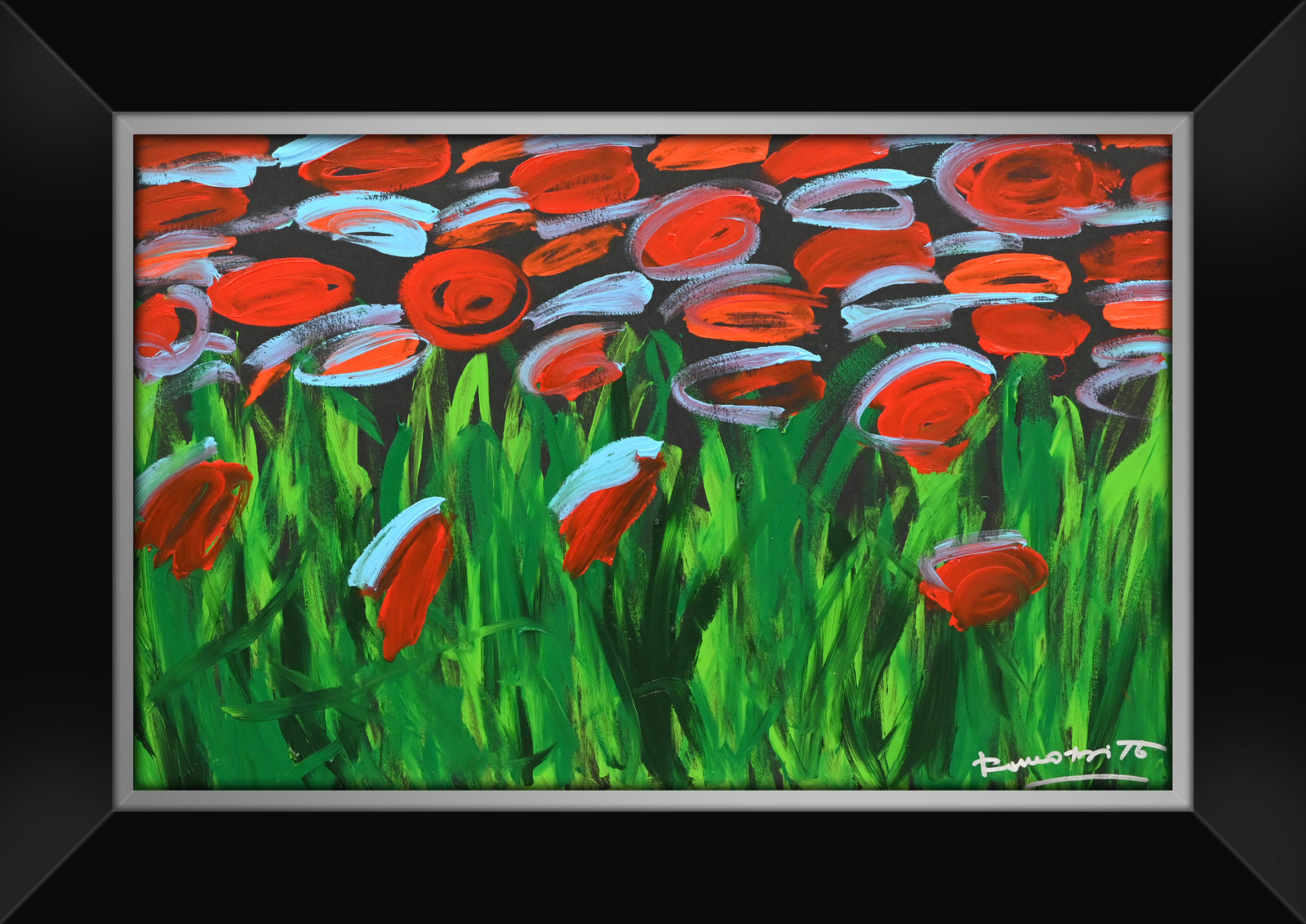 MIDNIGHT GARDEN - Original Painting