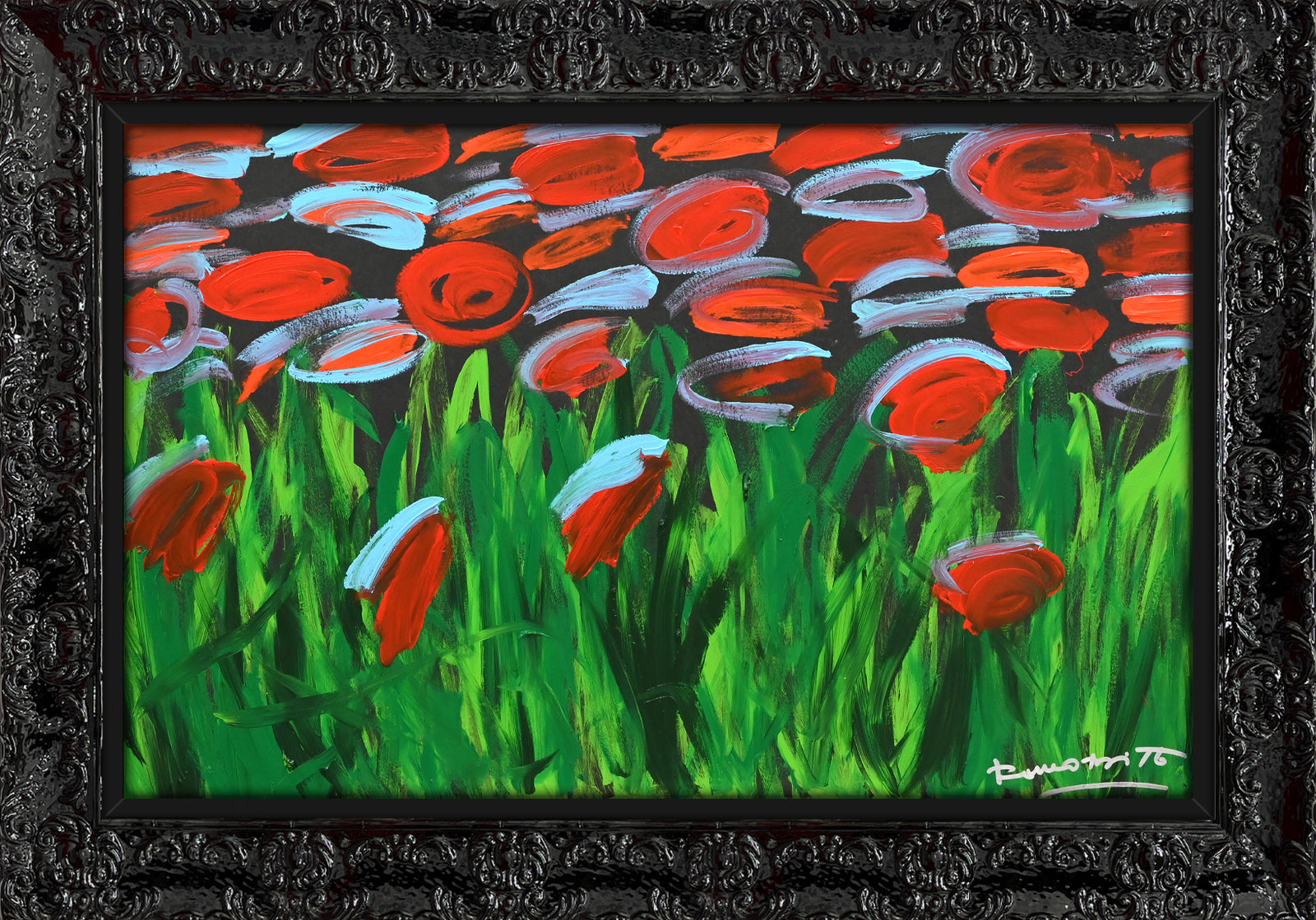 MIDNIGHT GARDEN - Original Painting