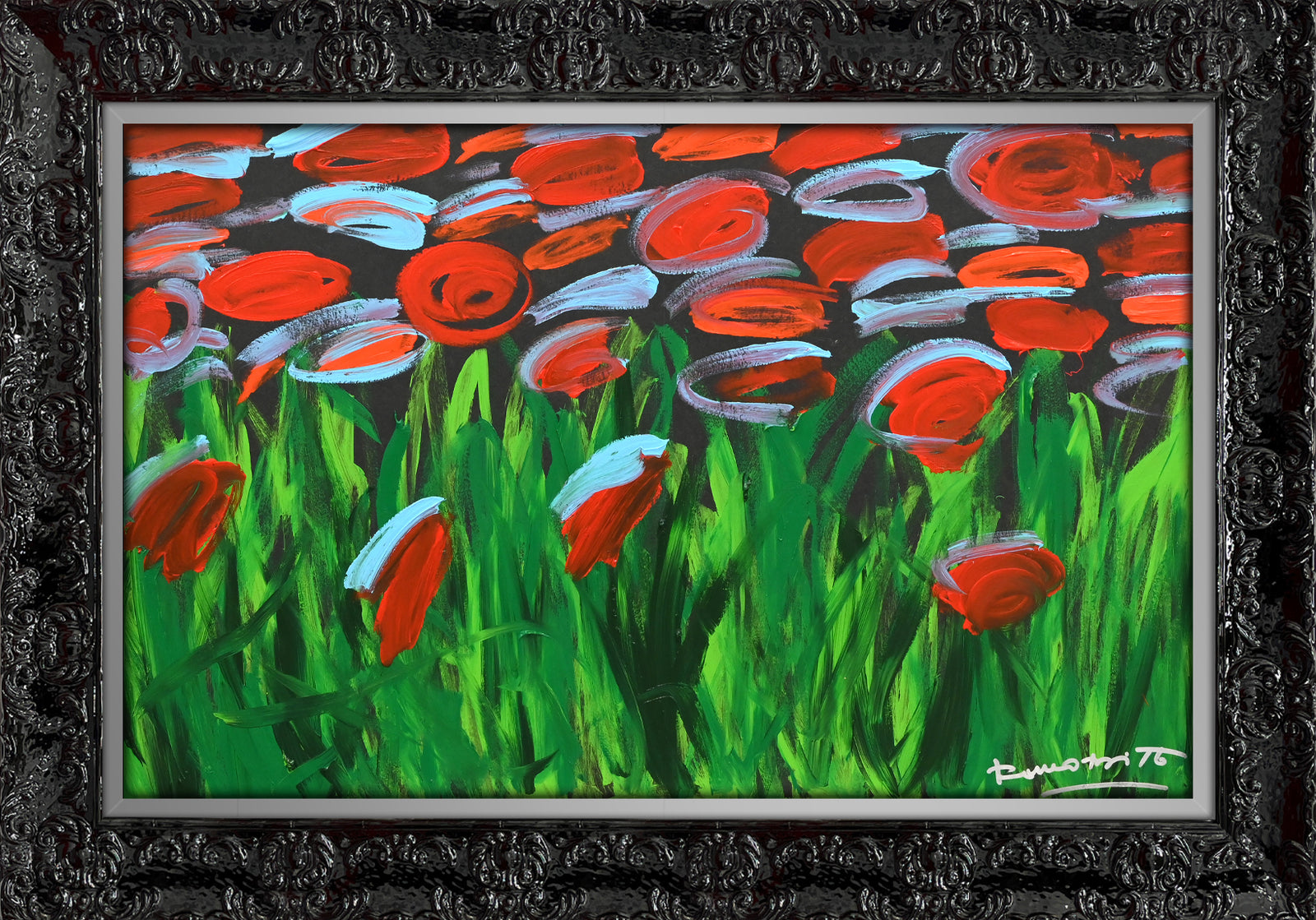 MIDNIGHT GARDEN - Original Painting