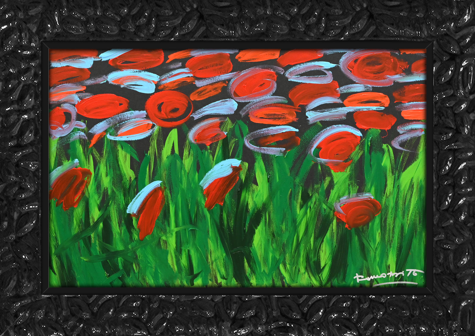 MIDNIGHT GARDEN - Original Painting