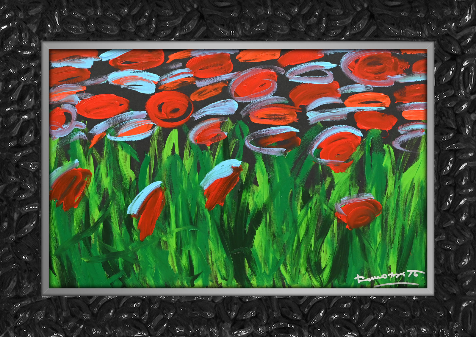 MIDNIGHT GARDEN - Original Painting