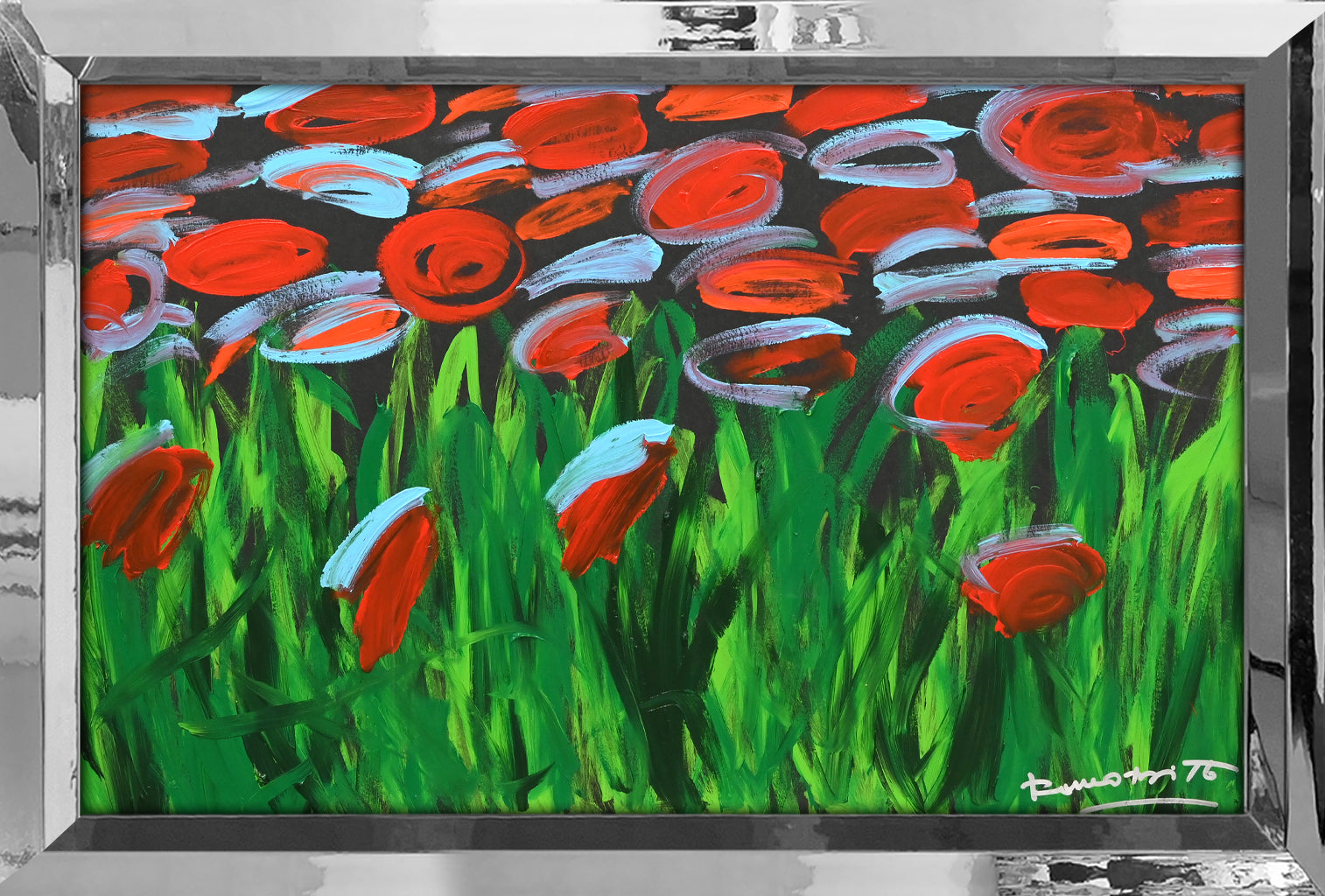 MIDNIGHT GARDEN - Original Painting